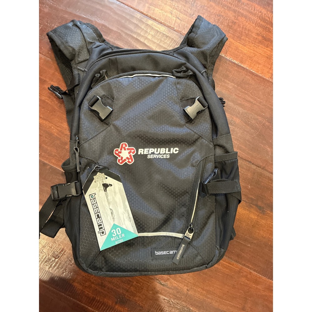 Basecamp Hydration Pack 2 Liter 30 Miler BC7103 Ripstop Black Republic Services